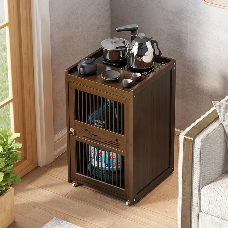家用移动茶台单门茶水柜烧水煮茶壶嵌入式一体茶几办公室茶边柜子,住宅家具,家用茶台/茶桌,淘宝优惠券,粉丝福利购,淘宝优惠卷