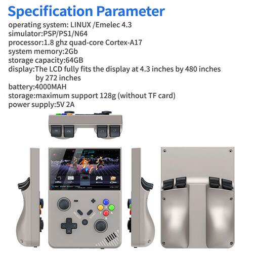 M18 Handheld R43pro Game nsole 4k Hd
