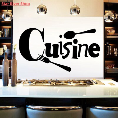22 Styles Large Kitchen Wall Sticker Home Decor Decals Vinyl