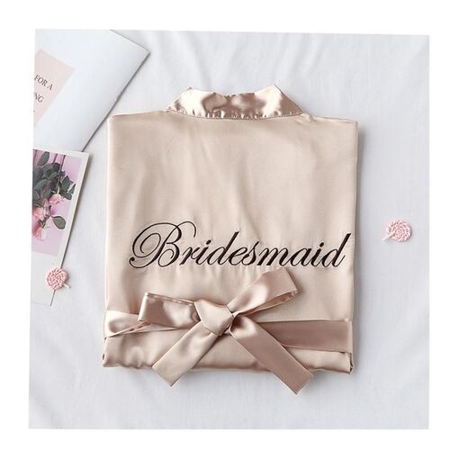 Bride with Team Bride Bathrobe Bride To Be Bridal Shower Bac