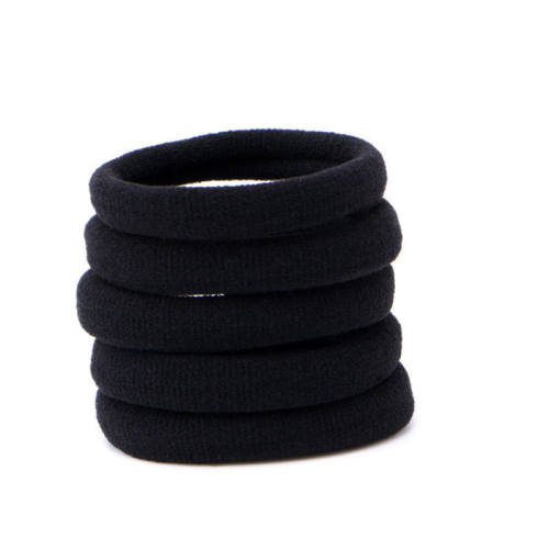 50Pcs Solid Hair Ties for Women Elastic Hair Band Ropes Pony