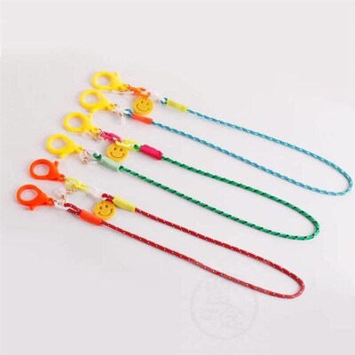 ~Smiling face color multi-purpose hanging rope bag chain ant