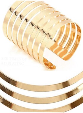 Metal punk choker necklace women bracelet cos panty金项圈