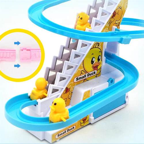 Pig Action Figures Toy DIY Rail Racing Track Small Duck Clim