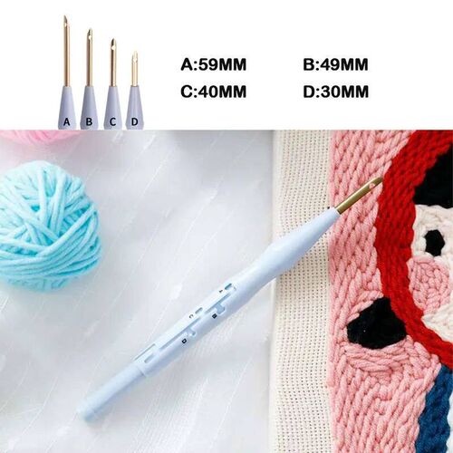 Embroidery Kit Punch Needle Stitching Tool Magic Embroidery