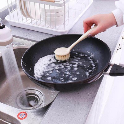 Long-Handle Pot Cleaning Brush - A Versatile Kitchen Cleanin
