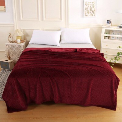 coral velvet blanket flannel office nap air-condition quilt