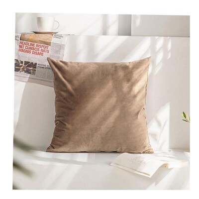 抱枕Throw pillow sofa back cushion cover velvet Pillow case