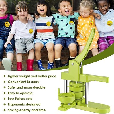 Badge Pin Button Maker Machine DIY 25/32/37/44/58MM Badges S