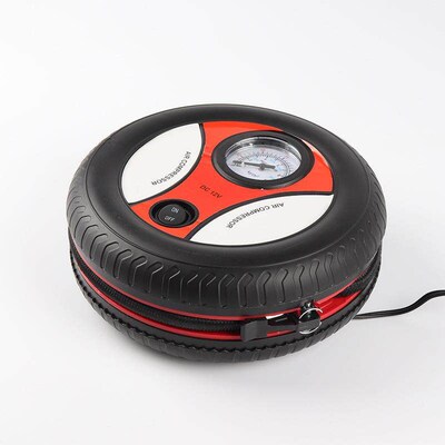12V Mini Air Pump, Car Tire Inflator, Portable Electric Air