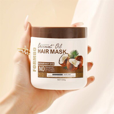 FORMBO Coconut Hair Mask Cream Softens Hair Care, Inverted