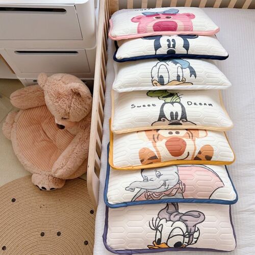Ice silk latex pillow covers a single single child mat