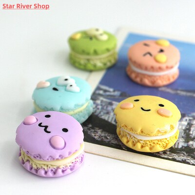 Set of Six fridge cookies magnet Macaron food model kitchen