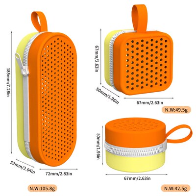 Silicone Swimming Glasses Capacity Double-Sided Goggles Bag