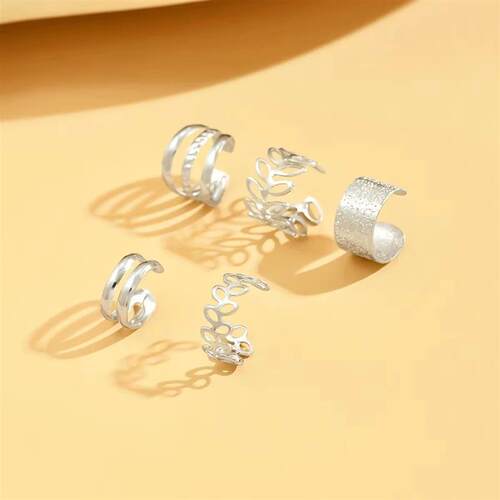 5pcs/set Trendy Elegant Design Ear Cuff Classic Elegant Styl