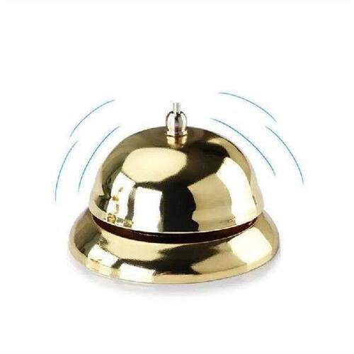 1pc Restaurant Service Bells Alloy Ring Bell Vintage Table