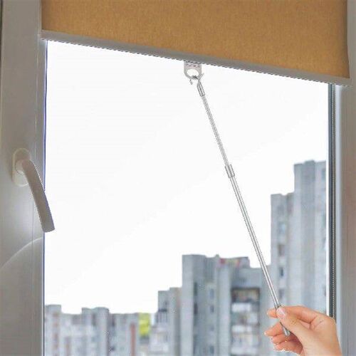 Curtain Retractable Rotary Rod Home Blinds Practical Wand
