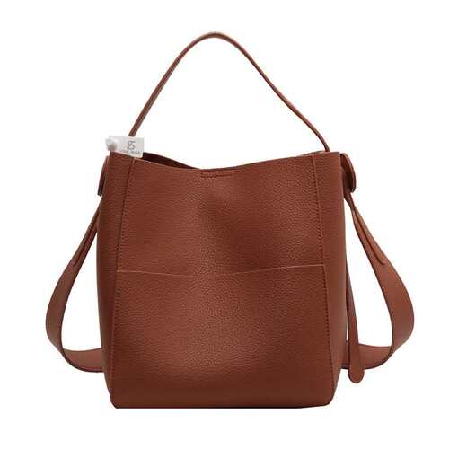 Large Capacity Commuter Bucket Bag Womens Autumn New High-e