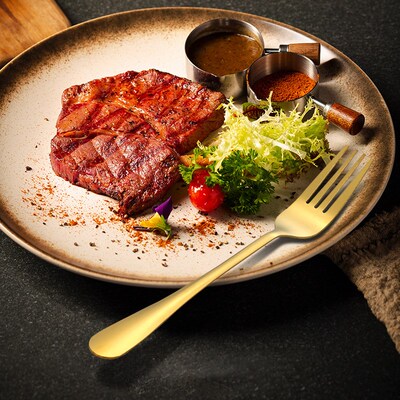 Stainless steel cutlery 24-piece steak cutlery and spoon set