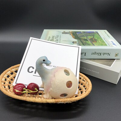 Childrens tricky vent small toy dinosaur grape ball pinch mu