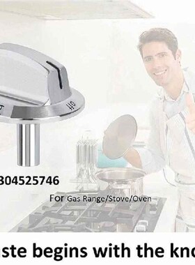 6 PCS Upgrade 5304525746 Long Stem Stove Knobs