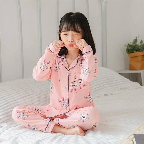 Children Cotton Pyjamas Set Baby Sleepwear Pijama Cartoon Pr