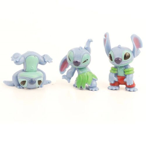 8pcs/set Stitch Scrump Lilo Summer Version PVC Figure Collec