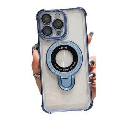 Golden Electroplating Full Cases Cover with film stand for I