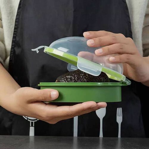 Kitchen Food Storage Box Avocado Space Saving Container Vege