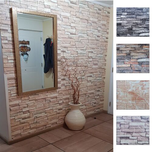 Foam 3D Wall ers Self Adhesive Wallpaper Panels Home Decor L