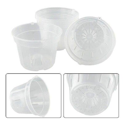 Breathable Orchid Flower Plant Grow Net Mesh Cup Planters