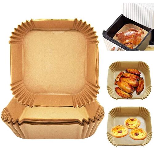 50/100Pcs Air Fryer Disposable Paper Air Fryer Accessories S