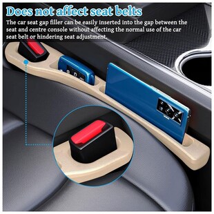 2Storage Box for Car Seats, Car Seat Gap Organiser Storage
