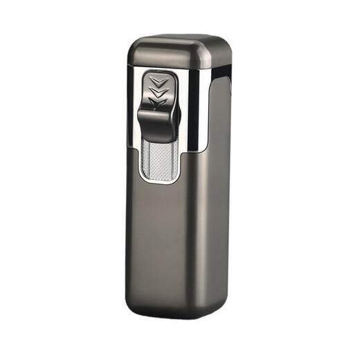 Metal Blue Flame Turbo Butane Gas Lighter Cigar Men's Gi