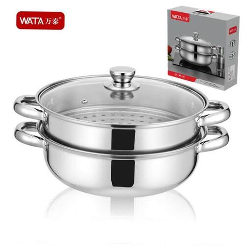 Double thickened stainless steel steamer home steamer pot