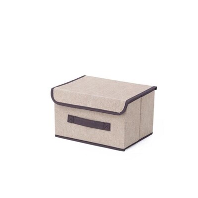 Cotton Linen Storage Box Organizer Home Clothes Luggage Bag