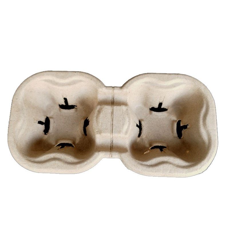 奶茶打包杯托咖啡饮品四杯托底座一次性可降解一点点纸浆杯托,包装,纸托盘,淘宝优惠券,粉丝福利购,淘宝优惠卷