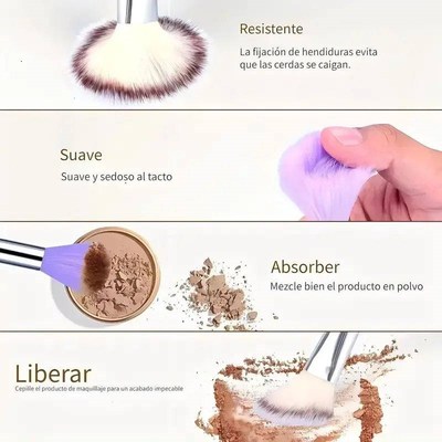 Professiona 13PCS Makeup Brushes Set Foundation Eyeshadow Bl