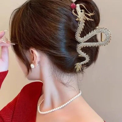 2024 New Chinese Dragon Year Hair Clips Hair Accessories for
