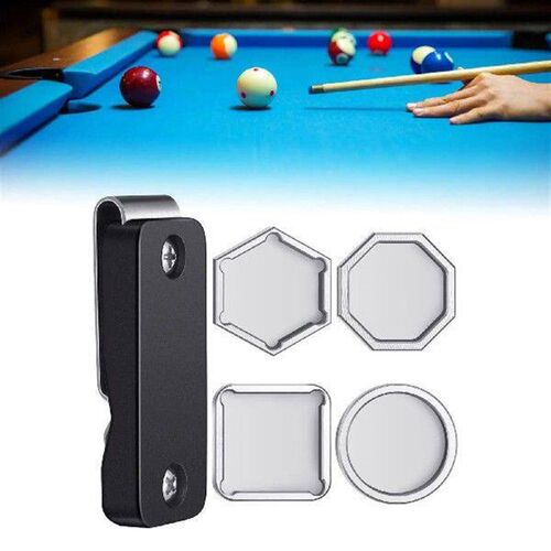 Billiard Chalk Holder Chalk Storage Box Metal Pocket