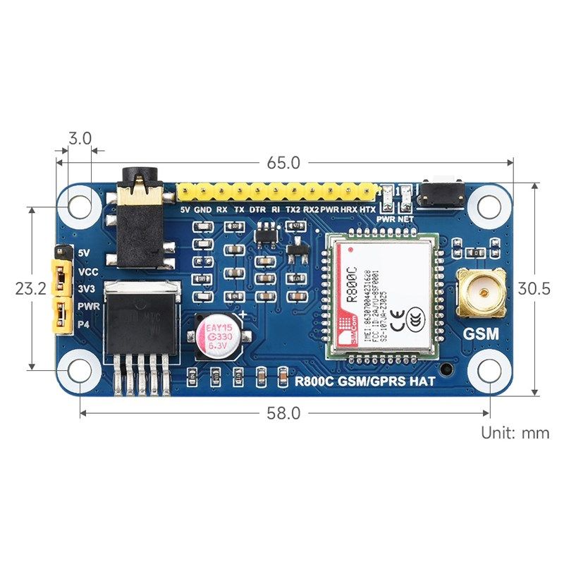 树莓派R0C物联网扩展板 GSM/GPRS 2G通信模块打电话发短信模组,电子元器件市场,开发板/学习板/评估板/工控板,淘宝优惠券,粉丝福利购,淘宝优惠卷