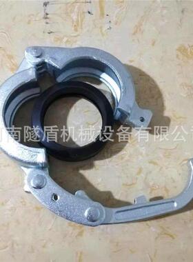 盾构机注浆管卡抱箍3寸89镀锌快速管卡湿喷机4寸DN100锻造卡箍厂