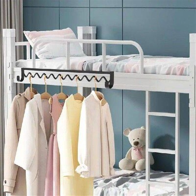 Closet Hangers Space Saver Bedside Clothes Hook Rack Metal