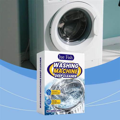 JUE FISH Washing Machine Cleaner Powder - Removes Stains, El
