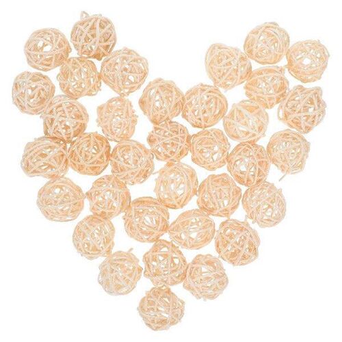 30pcs 3cm Aromatherapy Rattan Balls Handmade Hanging