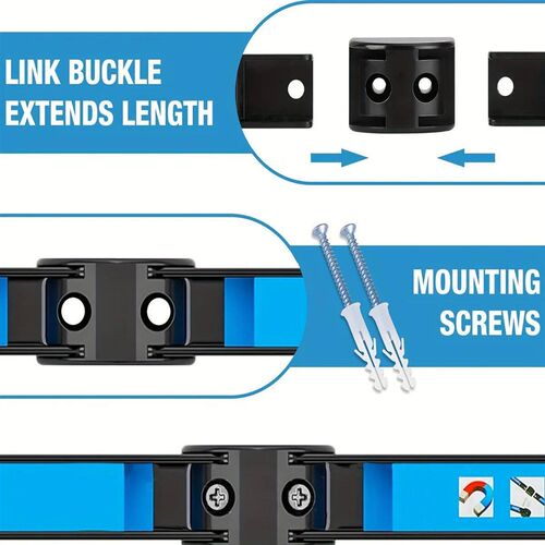 8,12,18,24inch Magnetic Tool Holder Heavy Duty Tool Bar,Spac