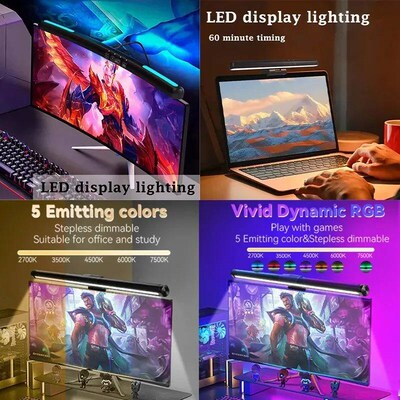 Led Monitor Light Bar Computer Lamps Reading Light Screen Ha