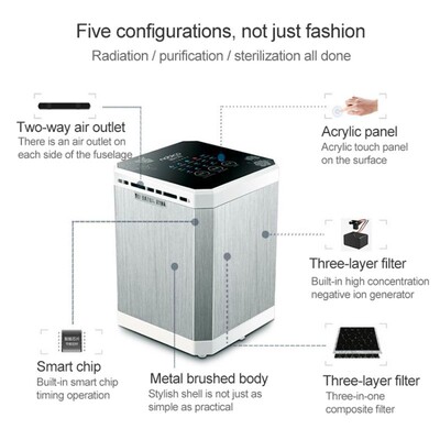 Air purifier cleaner Room HEPA filter pm 2.5 CHO eliminator