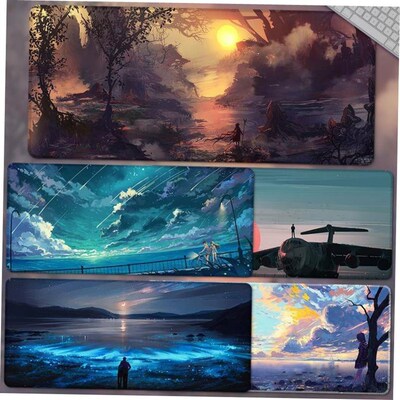 Large Gaming Mousepad Art Strata Liquid Mouse Pad Compute Mo