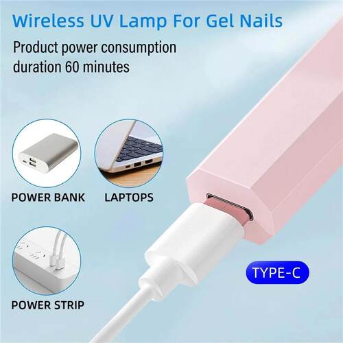 Handheld Monogram Lamp UV LED Nail Light For Curing All Gel
